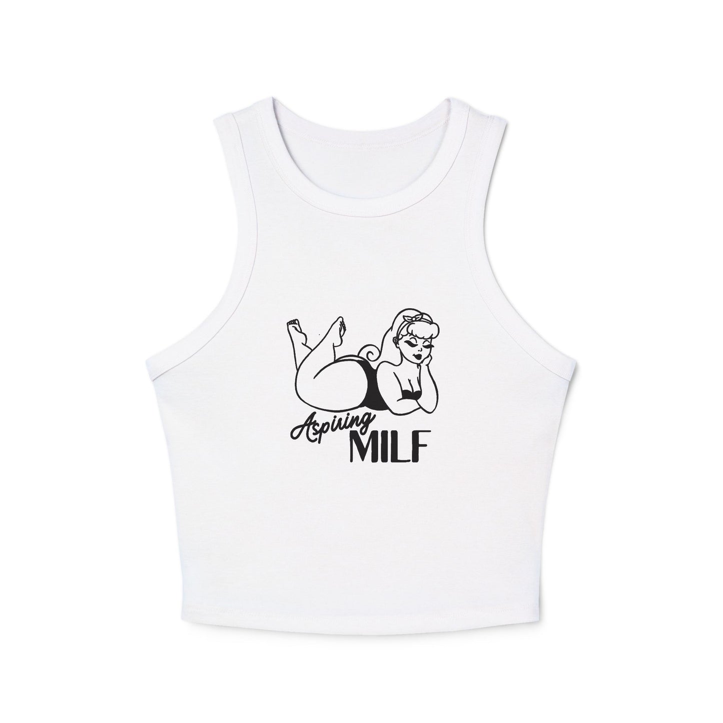 Aspiring Milf Crop Tank Top