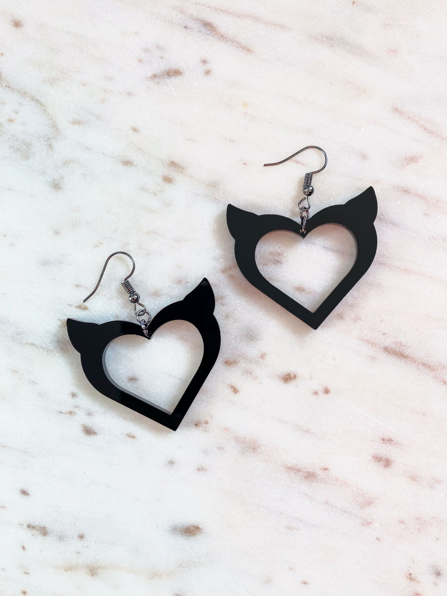 Succubus Heart Earrings