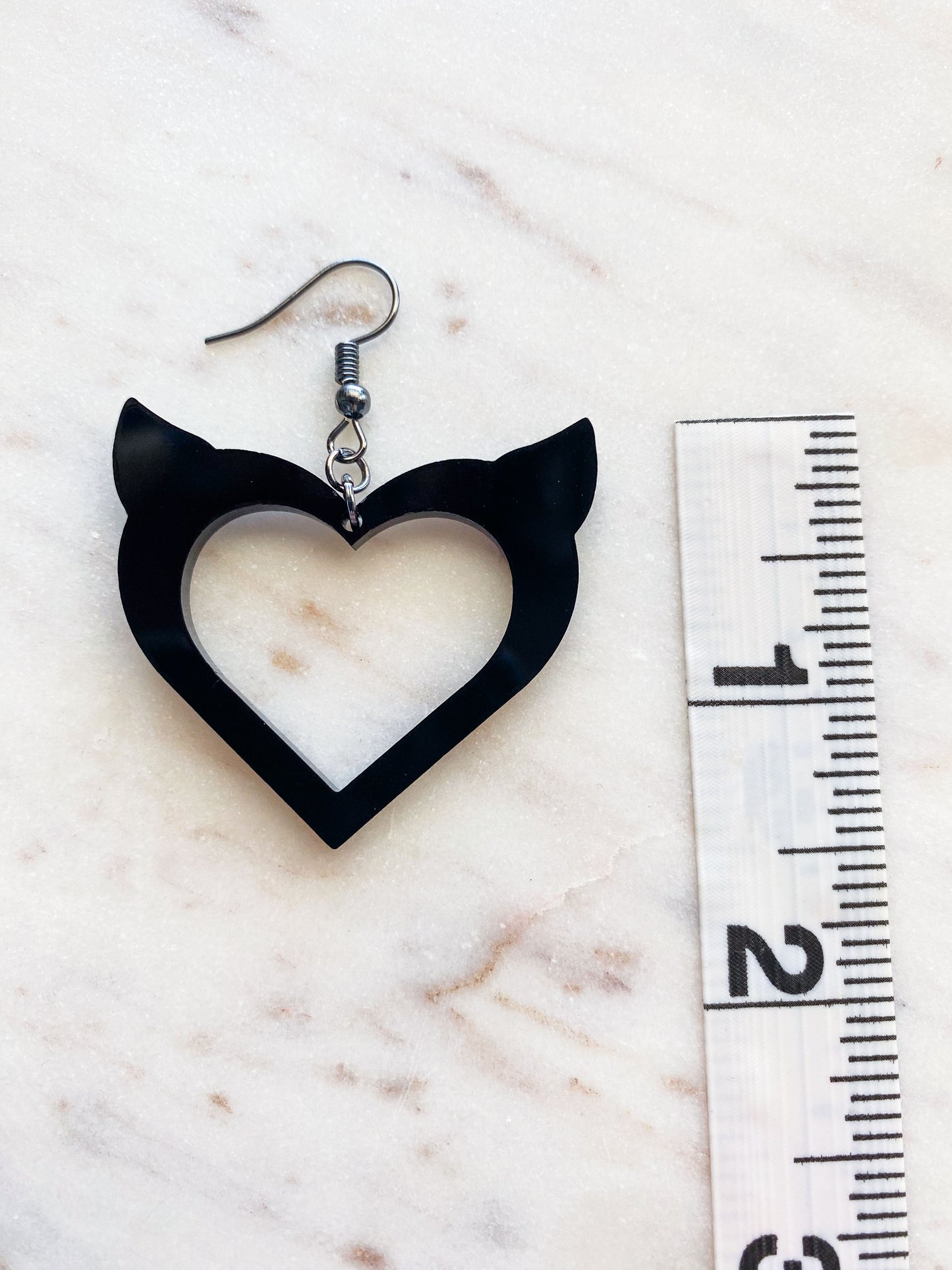 Succubus Heart Earrings