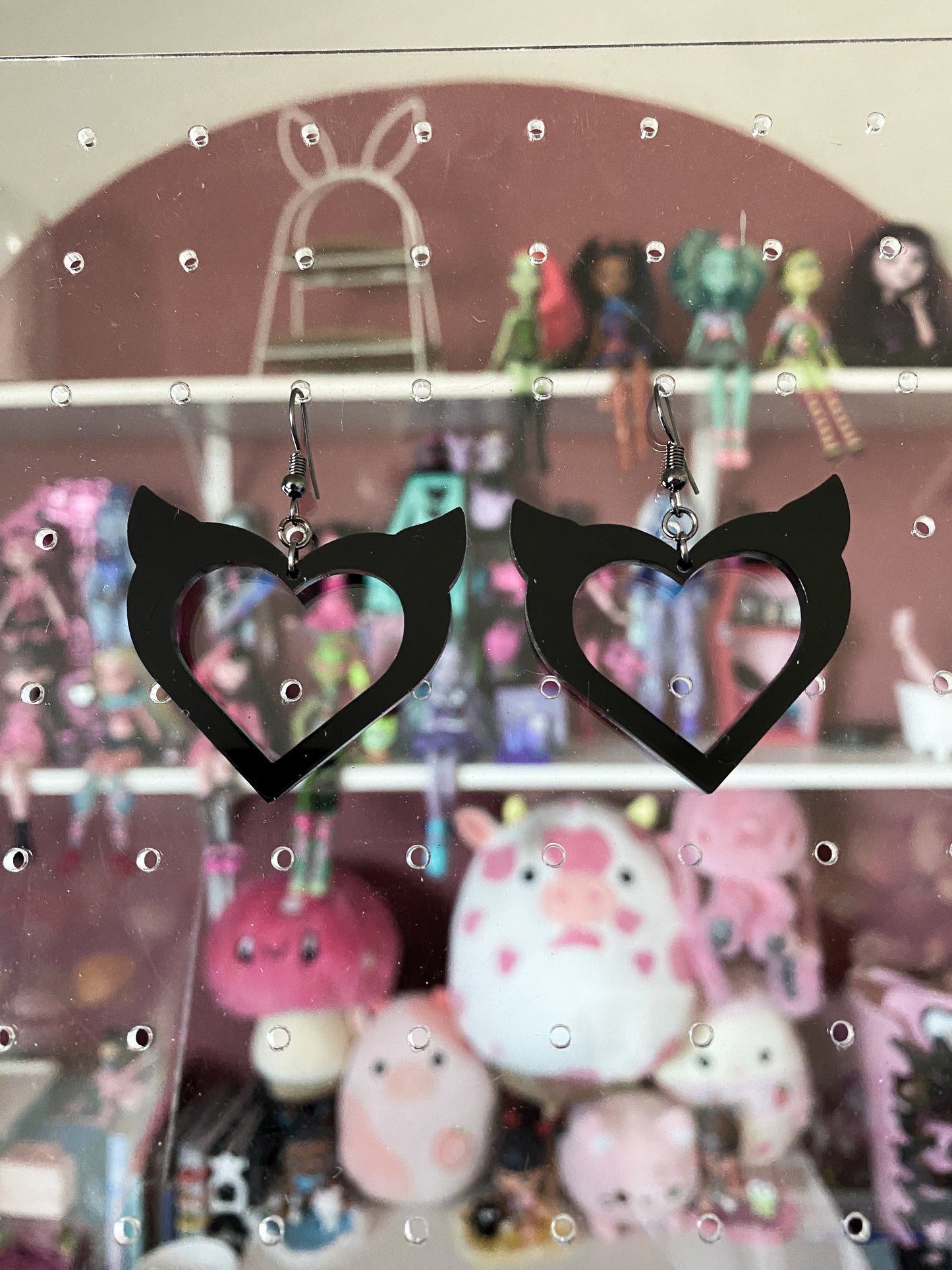 Succubus Heart Earrings